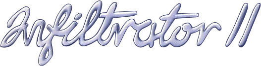 Infiltrator 2 logo for Commodore 64